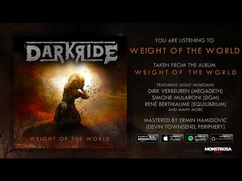 DARKRIDE – 11 – Weight Of The World feat. Dirk Verbeuren // Official Album Track 2019