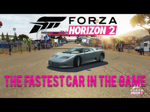 Forza Horizon 2 X360 - Fastest car in the game - Bugatti EB110