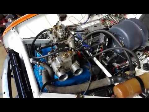 Saab 96 V4 Rally 1969 - first start