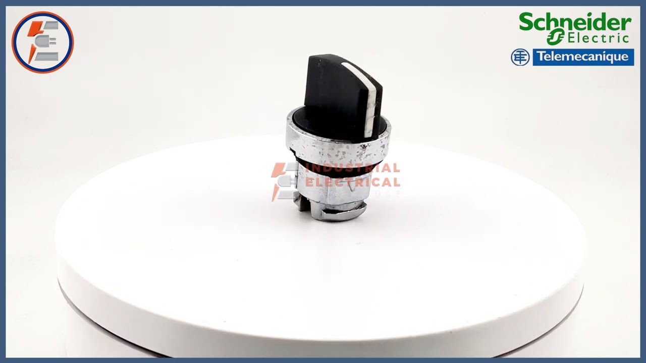 Schneider Electric / Telemecanique Selector Switch 3-Position 22mm Black ZB4-BD3