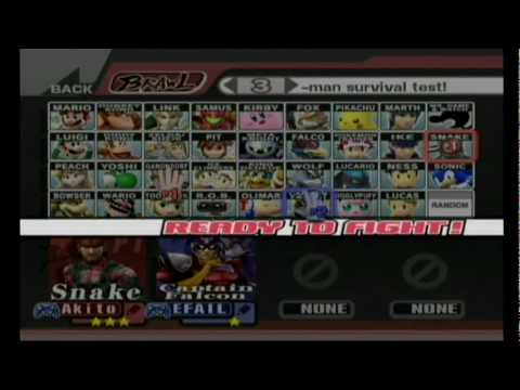 SBHMXVI Part 1 The Raddish King(Lucario/Captain Falcon) vs Lethal Trilogy(Snake)