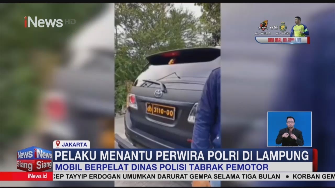 Fakta Mobil Fortuner Pelat Dinas Polri Tabrak Pemotor: Sopir Mantu Perwira Polisi #iNewsSiang 09/02