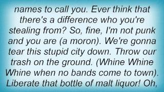 Atom And His Package - Anarchy Means I Litter Lyrics_1