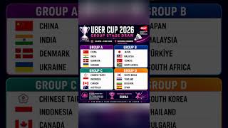 Download lagu Draws for the Uber Cup at the Thomas and Uber Cup Horsens 2026 #ubercup #badminton #bwf #worldsports mp3