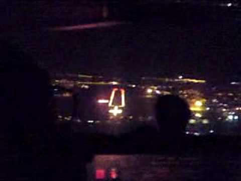 PA-34 Seneca III Touch & Go at Night