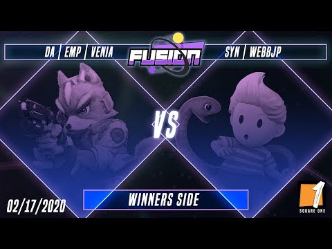 Fusion #11 - DA | EMP | Venia (Fox/Greninja) Vs. SYN | WebbJP (Lucas) - Winners Side - SSBU