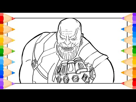 Superhero Avengers Coloring Pages/Coloring Superhero Thanos/Syn Cole - Melodia[NCS Release]
