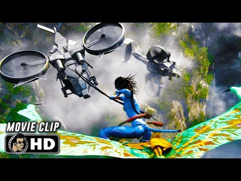 Sky Battle Scene | AVATAR (2009) Movie CLIP HD