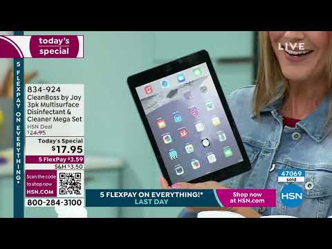 HSN | Joy Mangano Collection featuring CleanBoss 04.02.2023 - 08 PM