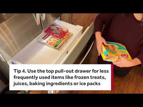 How to Load & Organize a Residential Refrigerator & Freezer