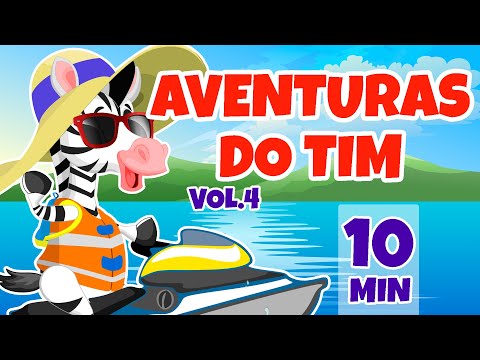 Aventuras do Tim Vol. 4 - Giramille 10 min | Desenho Animado Musical