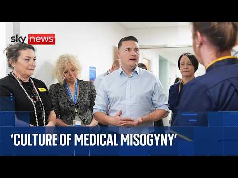 Health secretary accuses NHS of 'failing women and girls'