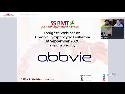 SSBMT Webinar Series - How I Treat Newly diagnosed Chronic Lymphocytic Leukemia - 19 Sept 2020