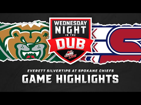 Everett Silvertips at Spokane Chiefs 1/22 | WHL Highlights 2024-25