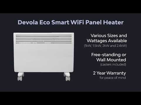Devola Eco Panel Heater WiFi - 15 Second Ad