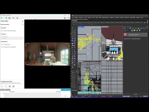 ENSCAPE per RHINO - Lezione 11 - Visualizzazione e Render InternoPortal, Video Editor ed Animazione