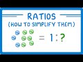 GCSE Maths - What are Ratios & How to Simplify Them (Part 1) #81