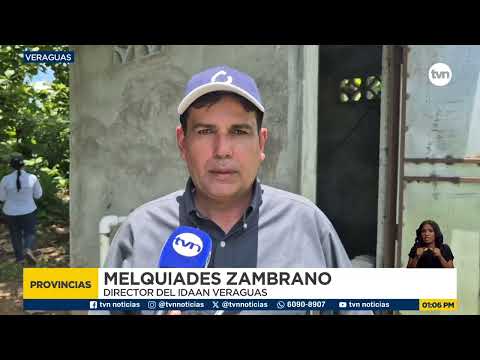 Fenómeno de El Niño afecta suministro de agua en pozos de Veraguas; Idaan busca ampliar su capacidad