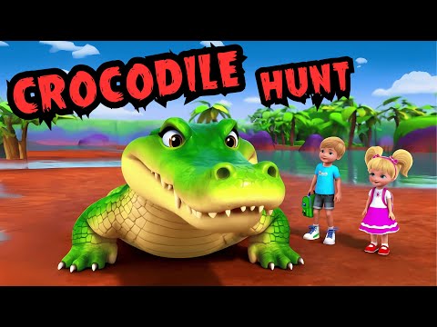 We’re Going on a Crocodile Hunt | Fun & Adventurous Kids Song | Crocodile Hunt 🐊