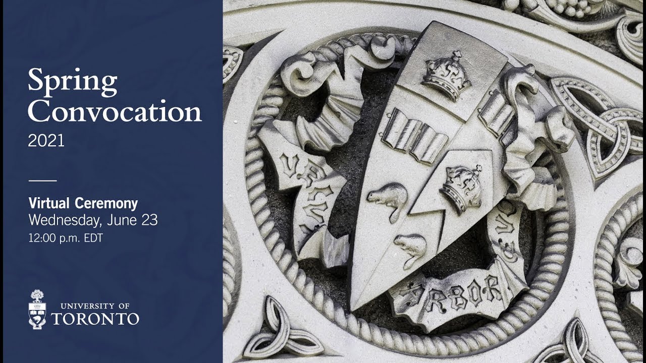 Spring Convocation #UofTGrad21 Described Video