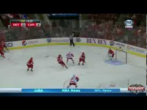 Red Wings at Canes - Justin Abdelkader 1-2 Goal - 10.04.13 (HD)