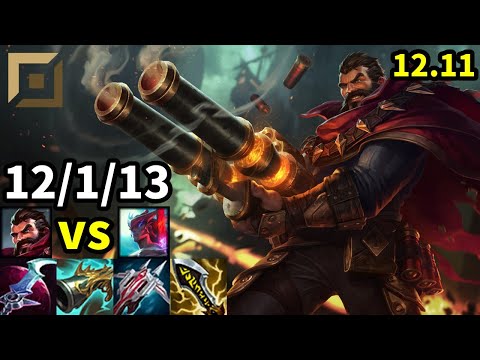 Graves Top vs Yone - KR Master | Patch 12.11