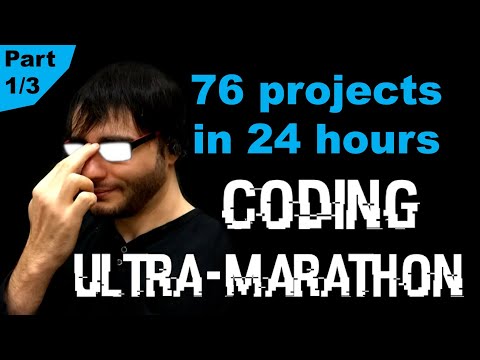 76 JavaScript projects in 24 hours: Coding Ultramarathon (Part 1)