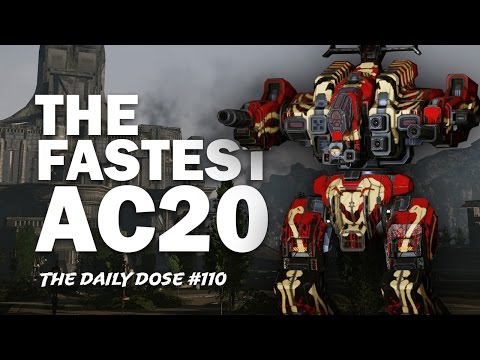 AC20 Boomstick Rifleman Build RFL-3N - Mechwarrior Online - The Daily Dose #110