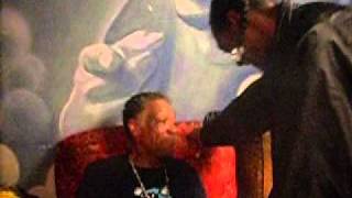 H.B. Snappa backstage with Snoop Dogg