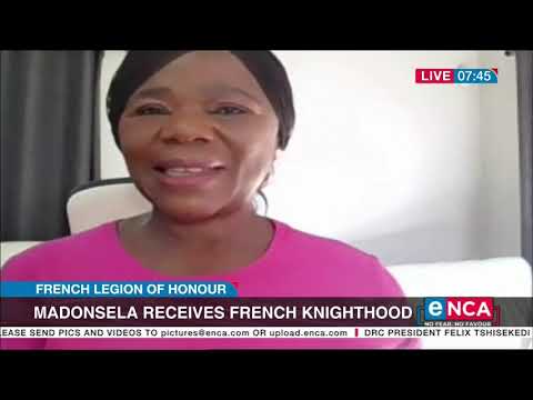 Madonsela receives French knighthood