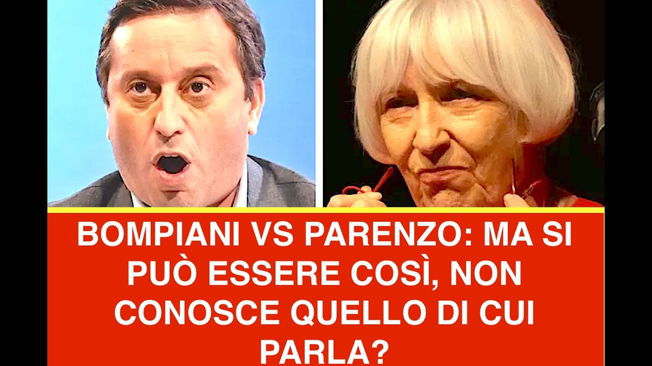 BOMPIANI VS PARENZO: MA SI PUÒ ESSERE COSÌ, NON CONOSCE QUELLO DI CUI PARLA?
