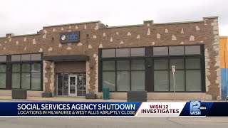 Milwaukee social services agency abruptly shuts down