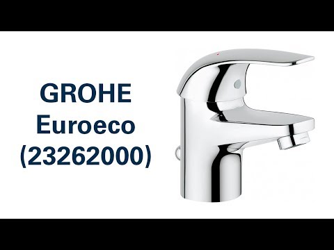 Смеситель для раковины Grohe Euroeco S-Size 23262000 с донным клапаном Смеситель для раковины Grohe Euroeco S-Size 23262000 с донным клапаном