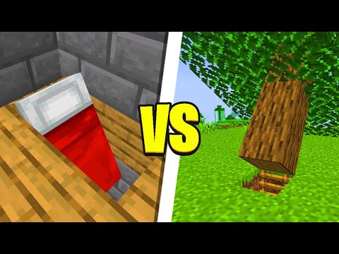 Hvem Kan Bygge Den Flotteste Hemmelige Base I Minecraft Igen!