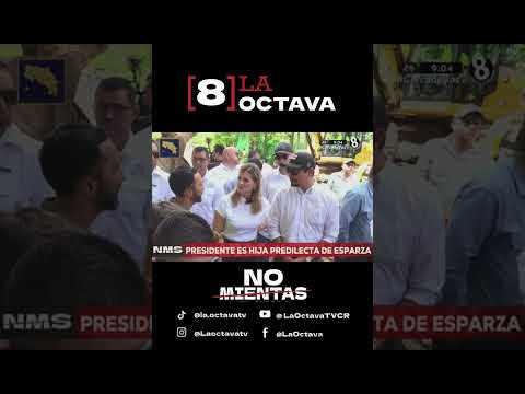 Este viernes, el cantón de Esparza declaró a la presidenta Laura Fernández como Hija Predilecta