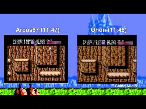 Arcus87 vs. Ohon - Ninja Gaiden WR Run Comparison