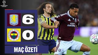 Aston Villa Fenerbahçe | 6-0 | Maç özeti | Şampiyonlar Ligi | fenerbahçe maç öze