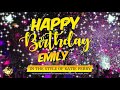 Happy Birthday To Emily In The Style Of Katie Perry Celebrity Personalised Party
