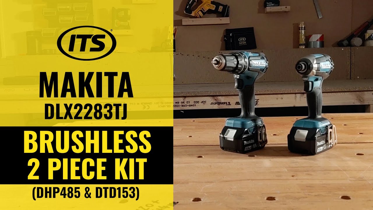 Makita DLX2283TJ Brushless Combi Drill & Impact Driver Twin Pack (DHP485 & DTD153) - Quick Overview