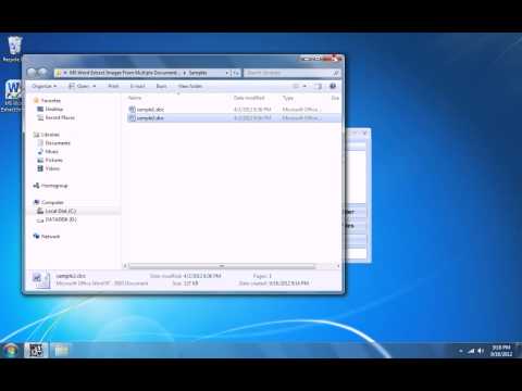 MS Word Extract Images From Multiple Documents Software