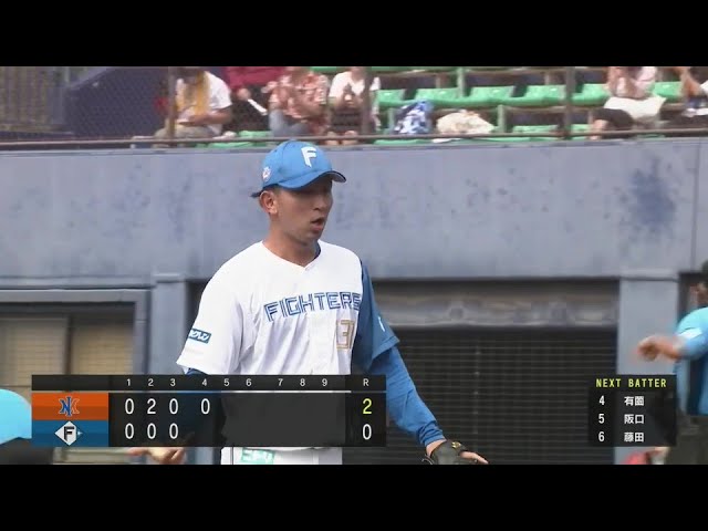 【ファーム】ファイターズ・柿木蓮 この回2奪三振含む3者凡退に抑える好投を見せる!!  2024年8月12日 北海道日本ハムファイターズ 対 オイシックス新潟アルビレックスBC