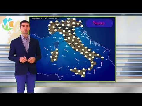 Meteo Domenica 29 luglio 2018