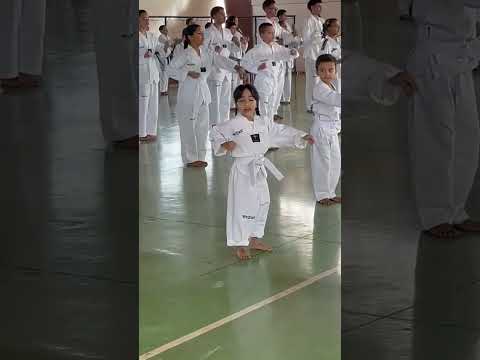 Taekwondo indiara-goias primeiro exame de faixas Coloridas 2026 atletas Isabela barretos