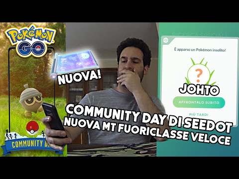 Arriva la nuova MT Fuoriclasse VELOCE insieme al Community Day di Seedot! - Pokémon Go Ita