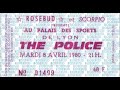 C90 182 01 The Police Concert Au Palais Des Sports De Lyon Le 08 04 1980