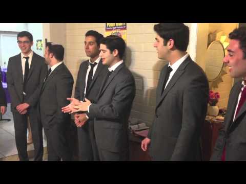 Singing the Maccabeats song when GUESS who stops by - Hanukkah!