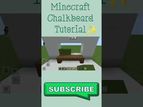 Minecraft|Chalkboard Build Tutorial!😍🥺