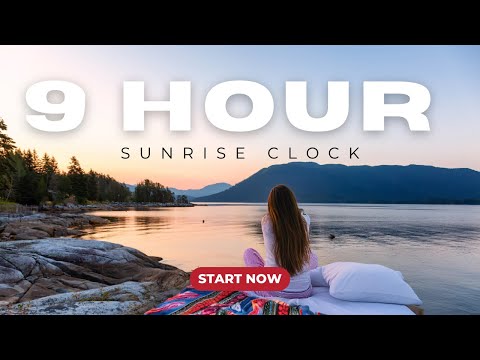 9 Hours Sleep: Sunrise Alarm Clock Video