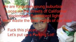 Blink 182 - Parking Lot lyric video