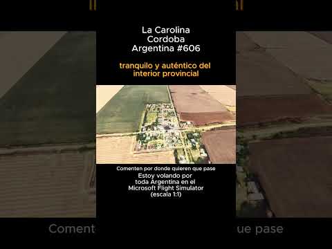 La Carolina, Cordoba desde el Microsoft Flight Simulator #lacarolina #cordoba #msfs #joaha45